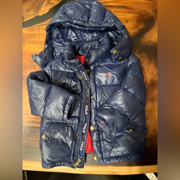 Polo Ralph Lauren coat. Boys blue. 3T. Great condition.